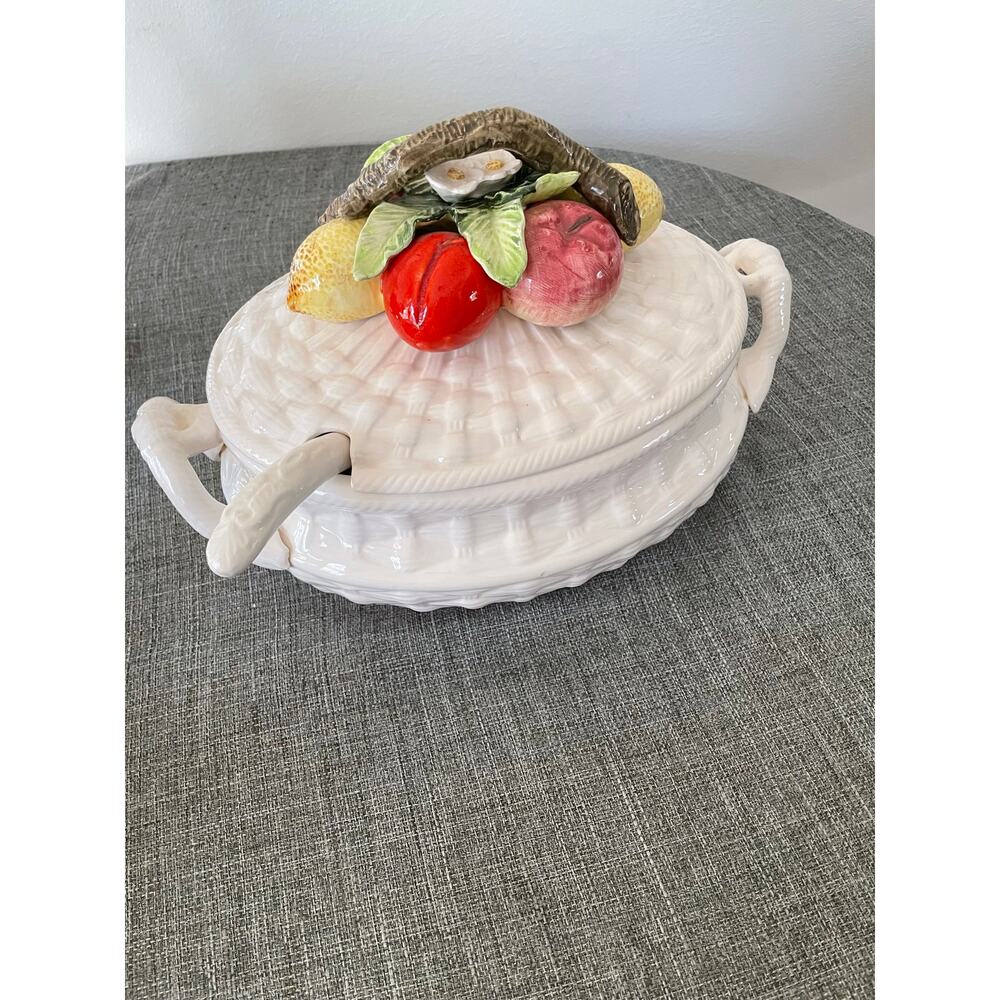 Rare Vintage Soup Tureen w/ Ladle